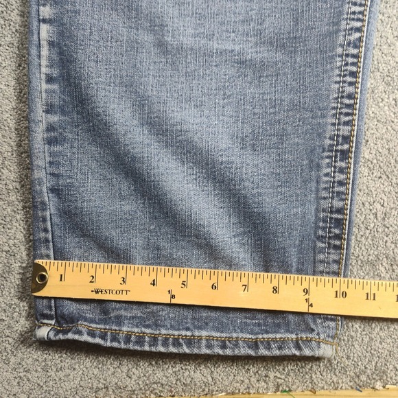 Axe & Crown Jeans Mens Size 48x32 Light Wash Denim Blue Relaxed Fit Distressed - Picture 15 of 16